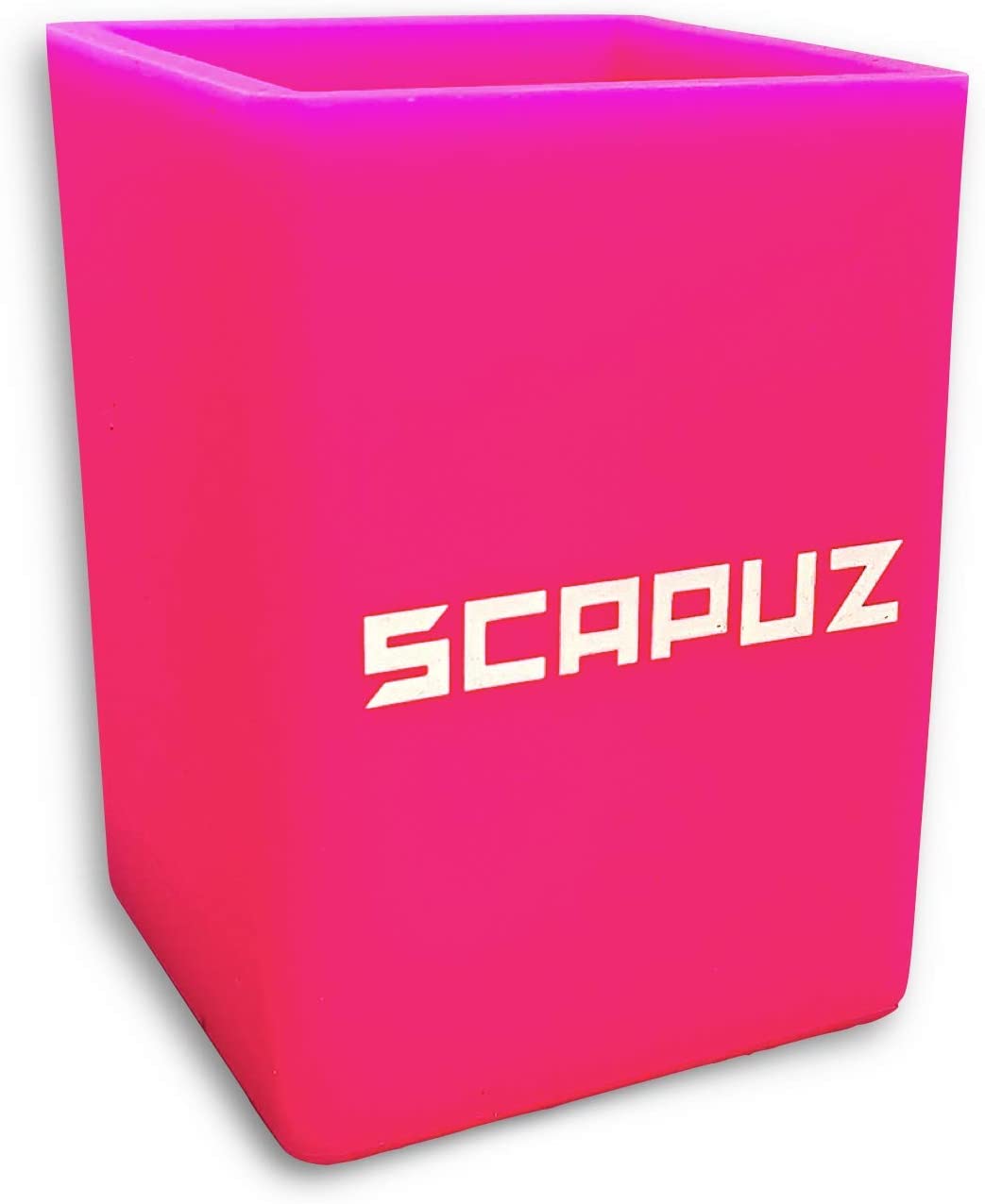 <transcy>SCAPUZ Silicon Pen Holder Color Pink Stationery Makeup Desk Organizer</transcy>